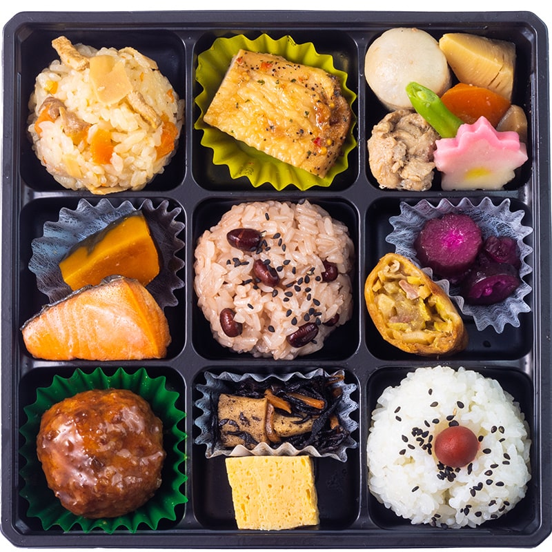 矢島ハム　9品目お楽しみ弁当　1,398円（税込）