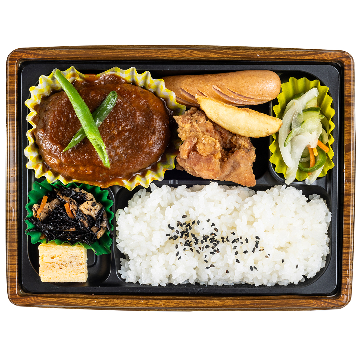 矢島ハム　ハンバーグ弁当　980円(税込)
